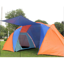 Two Bedroom Outdoor Camping Double Rainproof Disaster Relief Tent